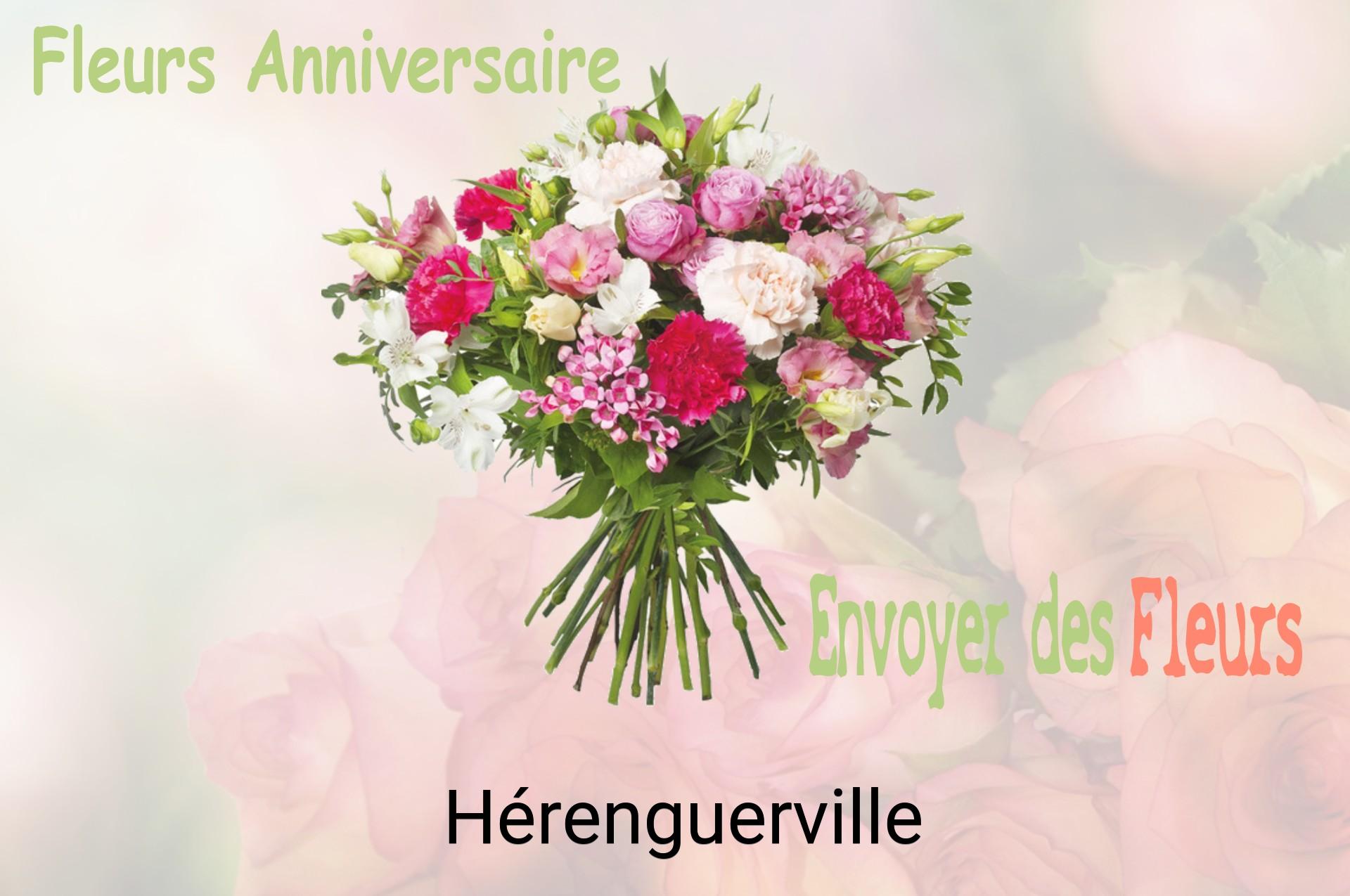 Bouquet de fleurs d’anniversaire livré à Hérenguerville